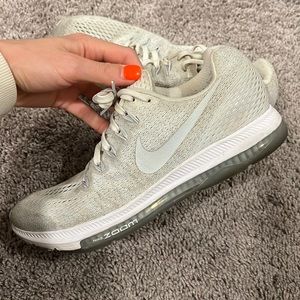 Nike Zoom All Out white/silver trainers